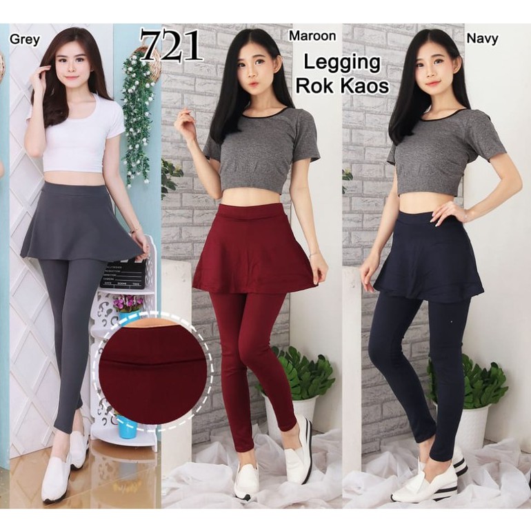 Legging Rok Sport Woman 721 Panjang