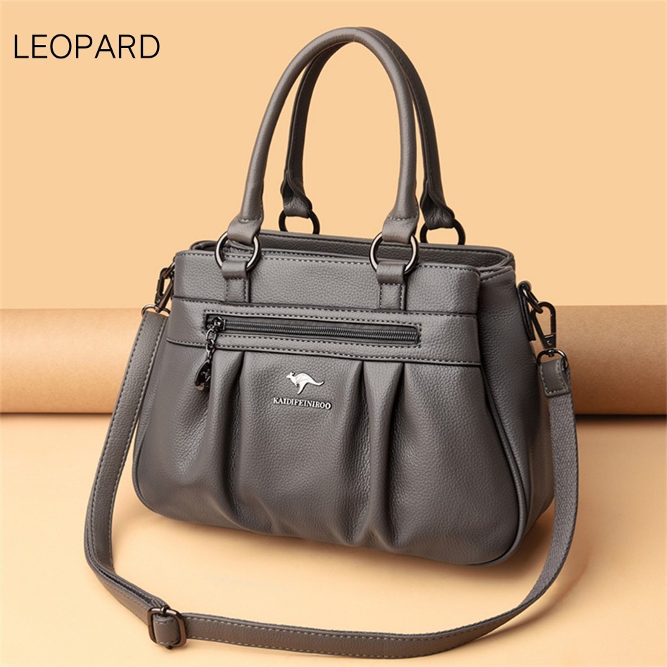 Hot Sale 6.6 Fashion Tas Selempang Kulit Multifunction Wanita Simple Multi-pocket Korean