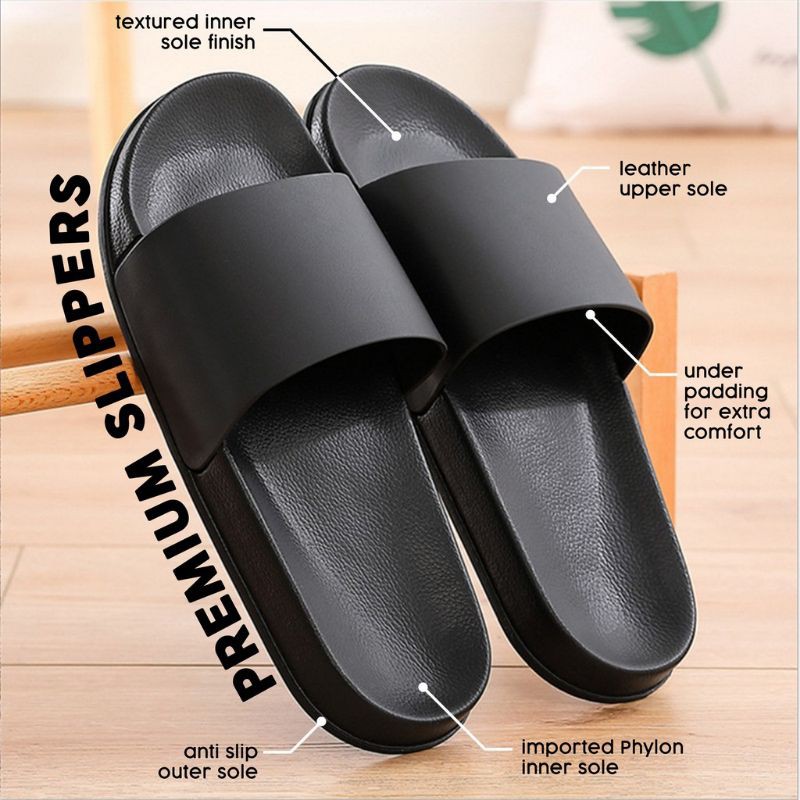 sendal wanita slop polos sandal slide flip flop empuk anti air