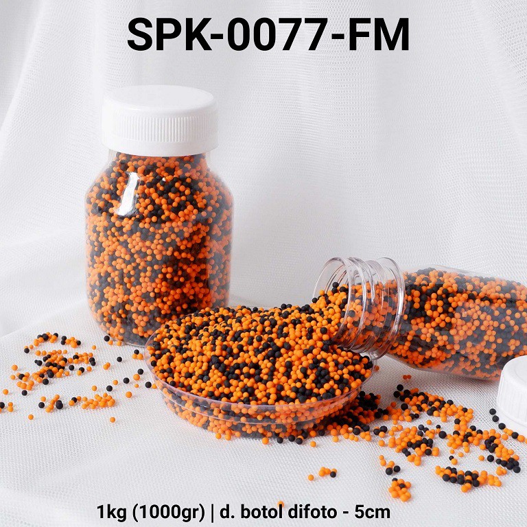 

SPK-0077-FM Sprinkles sprinkle 1kg 1 kg mutiara orange hitam halloween yamama baking grosir murah sprinkles cake dekorasi mutiara trimit decoration story sprinklestory sprinklesstory sprinkle story yamama baking