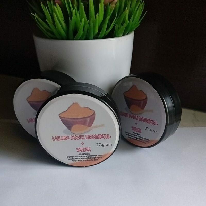 masker lulur kayu bangkal + susu original