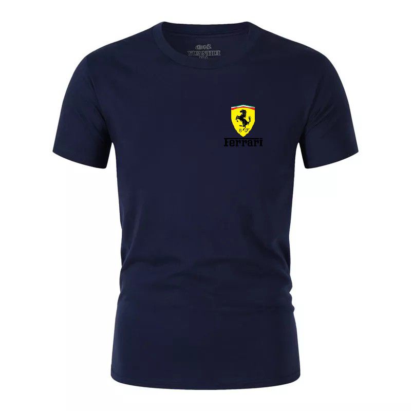 Hokyshop92 Kaos Pria Distro Ferrari Lengan Pendek Baju Oblong Pakaian Lelaki Dewasa Tshirt Cod