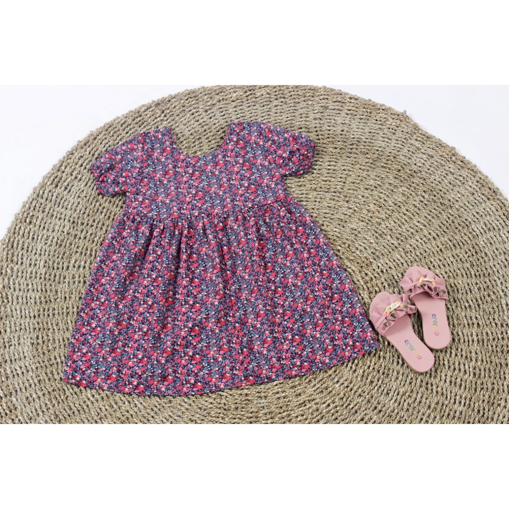 TokoMilkan - Dress Anak Perempuan Motif Bunga KABUKA DRESS KIDS | Dress Anak Perempuan Lucu