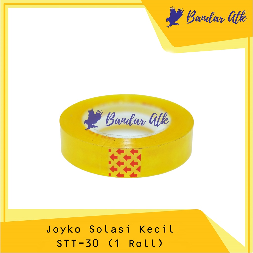 

JOYKO Solasi Selotip Kecil Pita Perekat Stationery Tape STT30 [1 ROLL]