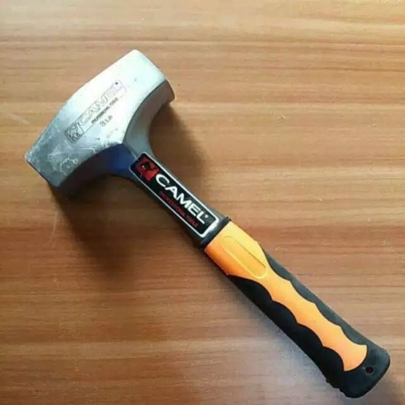 Palu Godam Camel 3LB Bodem Bogem Penghancur Beton Tembok Batu Rubber, alat tukang bangunan, tools-2