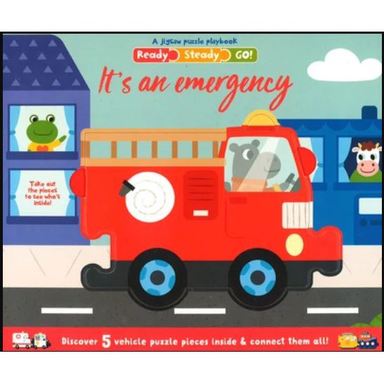 Buku Anak Import - Ready Steady Go: It's An Emergency (Jigsaw Board Book)
