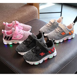 ho SKET-CHERS Sepatu Sneakers Anak Laki / Perempuan LED
