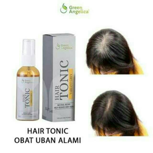 Obat Uban Tradisional  Anti Uban Alami HAIR TONIC VARIANT GREY GREEN ANGELICA