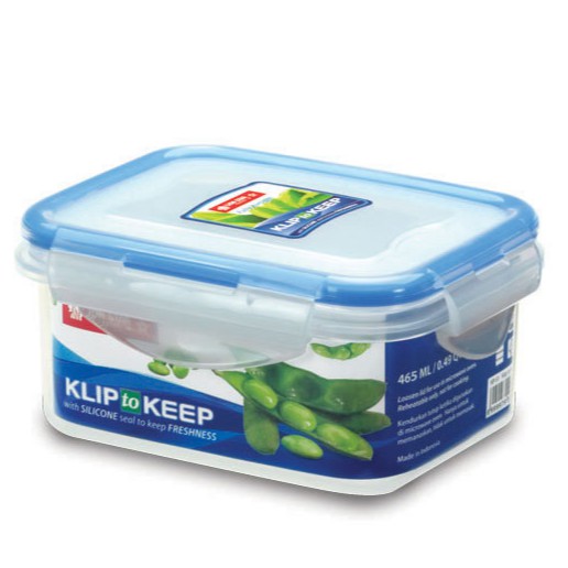 Lion Star KP-51 Klip to Keep 1001 (465 ml) Kotak Makan / Tempat Makan Lion Star KP 51 Klip to Keep 1
