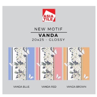 VANDA GLOSSY UK.20X25 DINDING LANTAI KERAMIK ASIA TILE