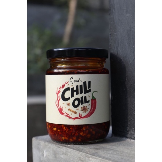 

Chilli Oil in Jar 200 gr - Sora Lamian