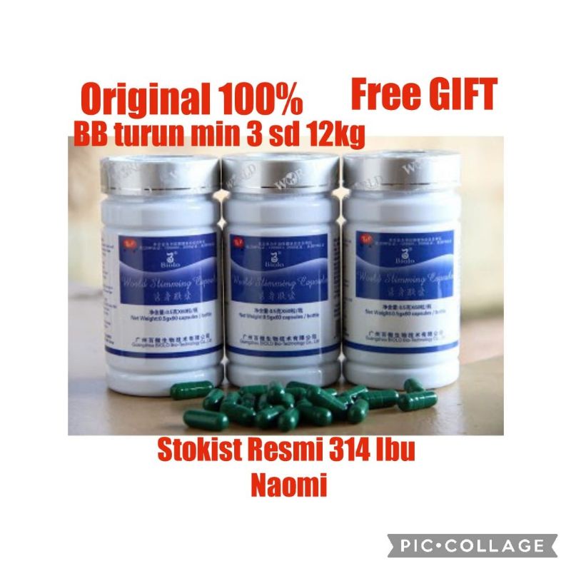 Pelangsing WSC Biolo Original 100% Garansi uang kembali. Biolo slimming, Pelangsing biolo