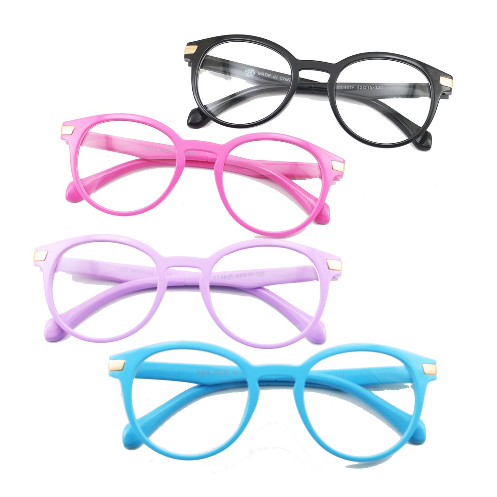 KACAMATA ANAK VINTAGE WANITA LENSA BENING 481/KACAMATA ANAK OVAL LUCU