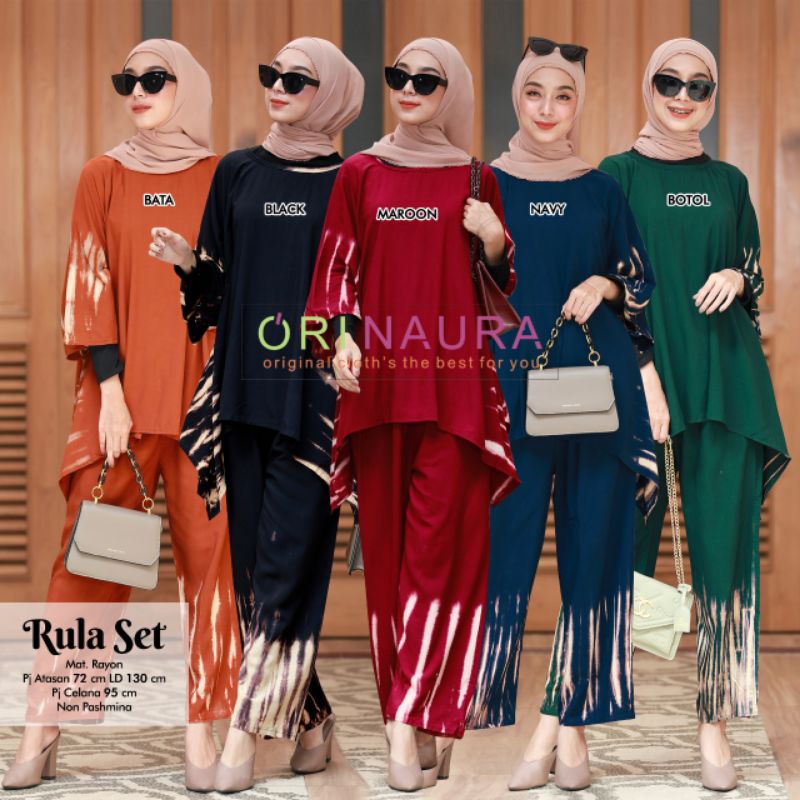 RULA SET BAJU SETELAN PANT BY ORI NAURA