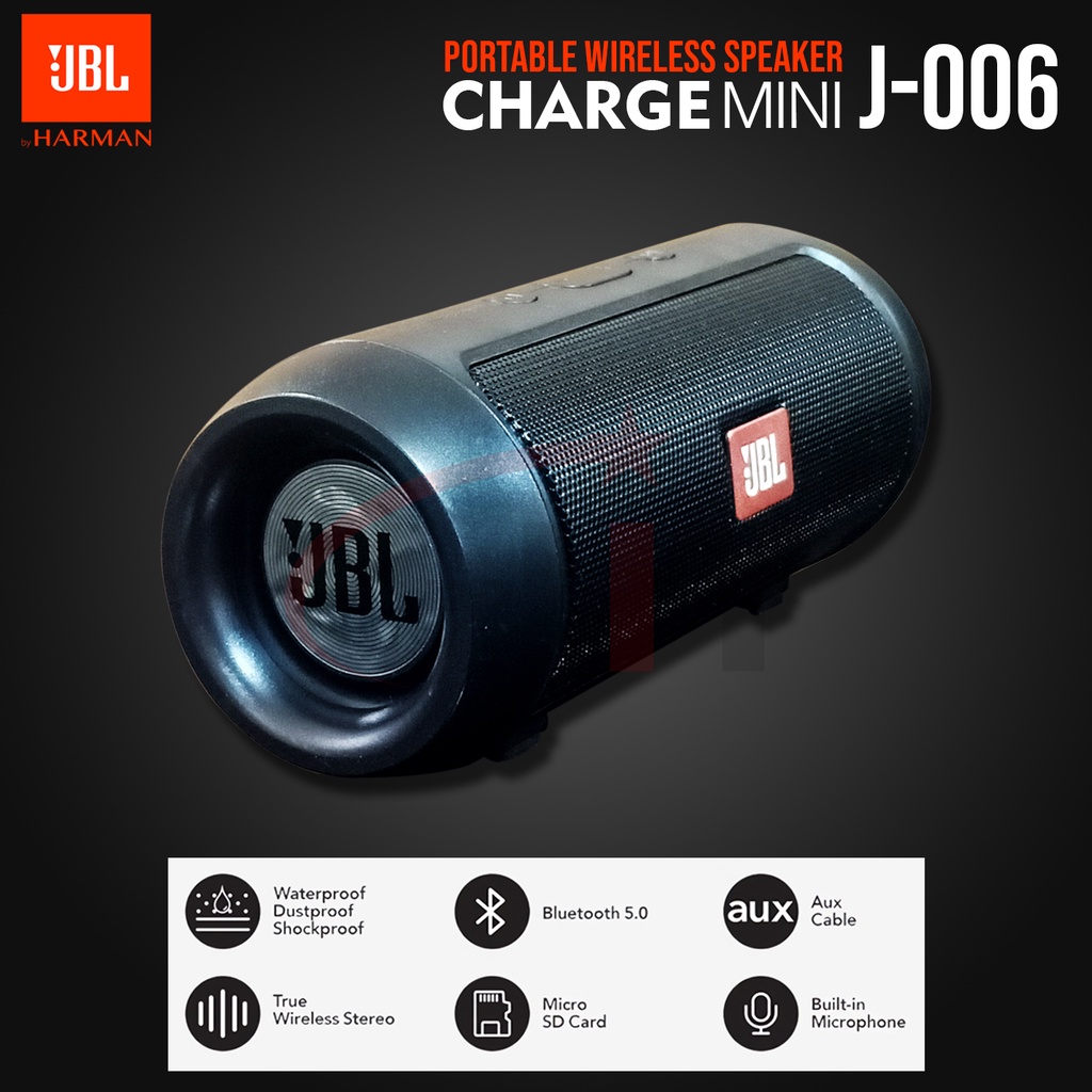 Speaker Portable Bluetooth Music Box JBL Wireless Charge Mini J006