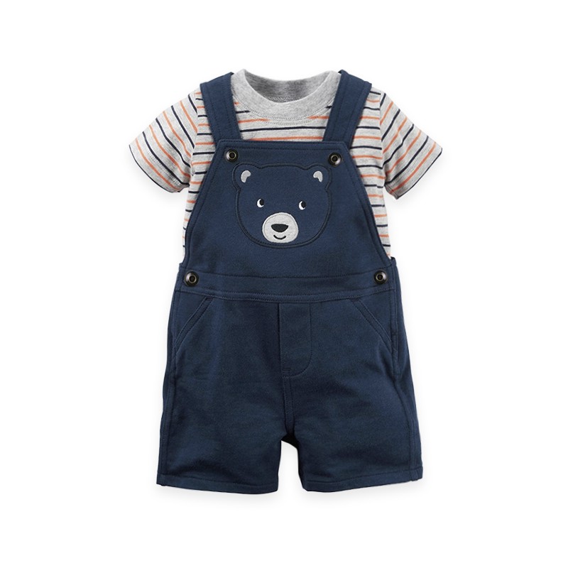 Overall Baju Kodok / Overall Kaos Anak Bayi Perempuan Laki Laki / Overall Kaos Anak Bayi Import-2