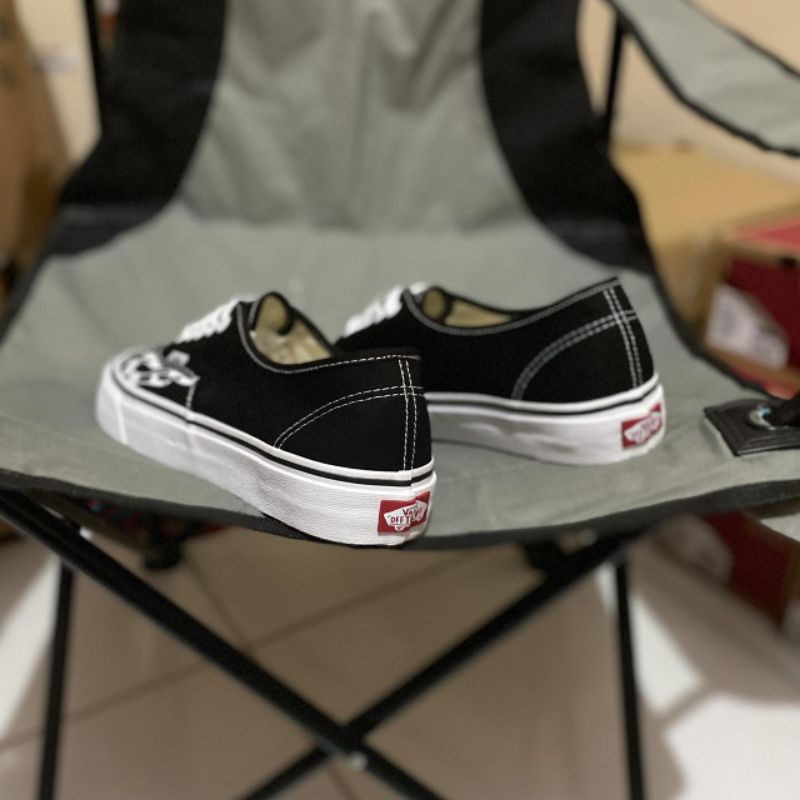 Vans Authentic Flame Checkerboard Black white original