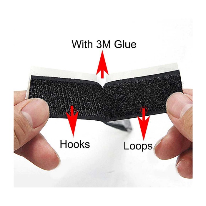 

Star 1 Roll Lakban Velcro Perekat Serbaguna Double Tape Magic Nylon Sticker Bagus