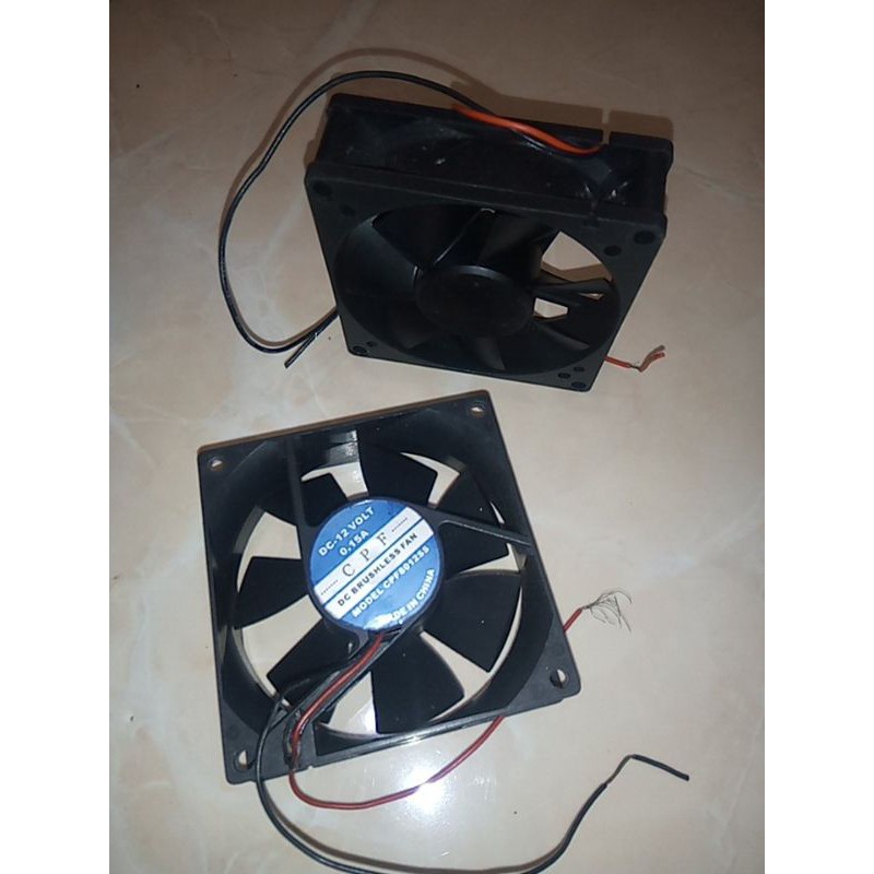 KIPAS DC 12VOLT 8CM (Bekas)