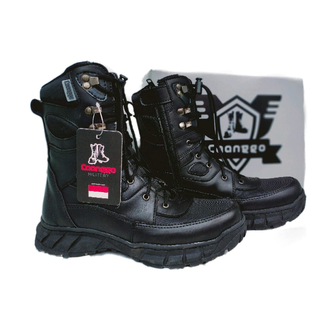 VENOM CAANGGO 8 INCH HITAM TERPOPULER DAN TERMURAH JATAH TNI POL PP BRIMOB