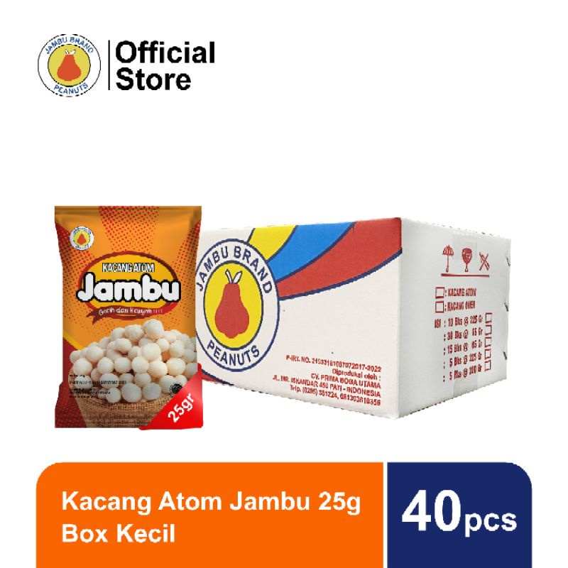 

Kacang Atom Jambu 25gr Box Kecil