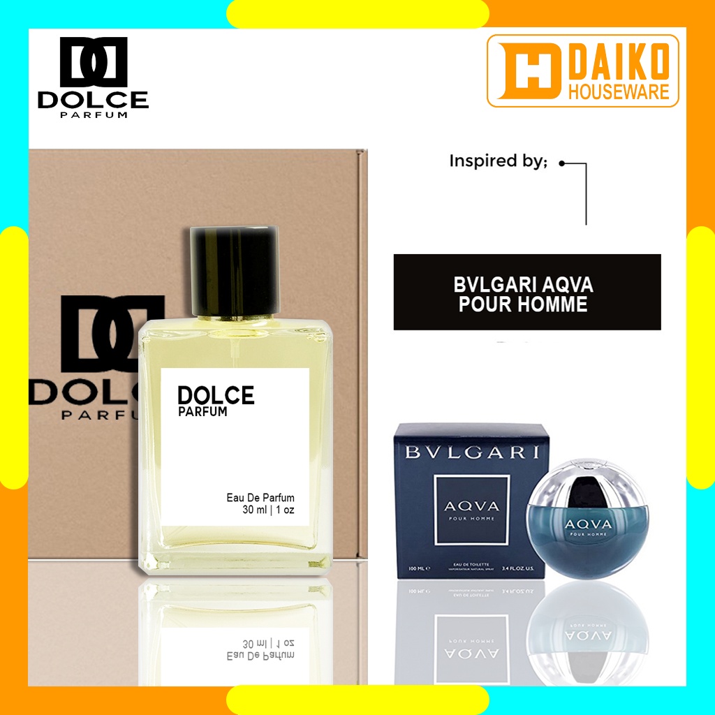 Parfum Aqua Men - Inspired Perfume Pria Minyak Wangi Maskulin Segar Tahan Lama