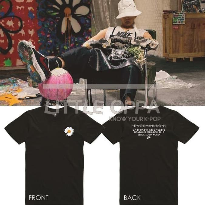 T-Shirt Kaos Bigbang G-Dragon Peaceminusone X Nike Seoul South Korea