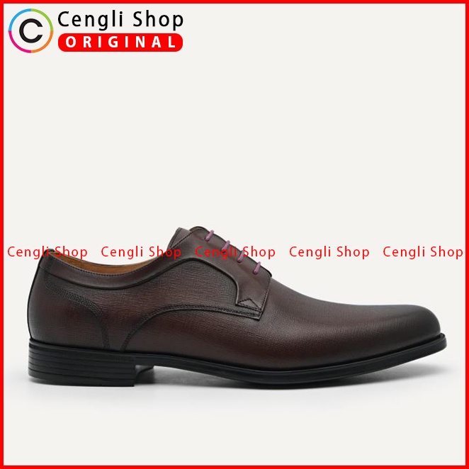 SEPATU FORMAL PEDRO PRIA ORIGINAL PANTOFEL KULIT ASLI COKLAT PM136