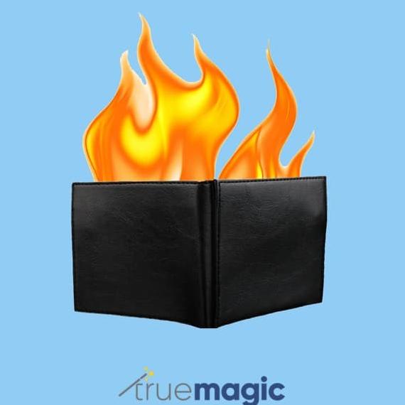 Dompet Api Fire Wallet (Alat Sulap, Dompet Sulap)