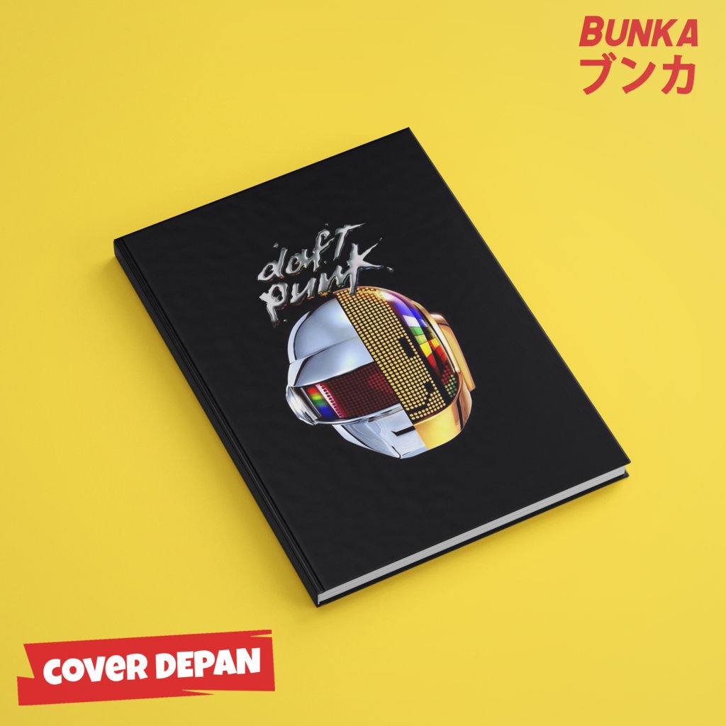 

Notebook Band Daft Punk 2 Hardcover A5 Buku Tulis Catatan Notes Agenda Planner Jurnal