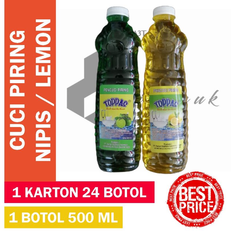 Sabun Cuci Piring Murah Toppas 500ML