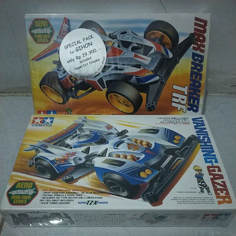 TAMIYA PAKET MAX BREAKER DAN VANISING ORIGINAL
