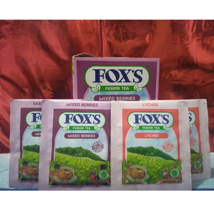 Jual Teh Foxs Fusion Tea Sachet Fosx Fusion Tea Satuan Indonesia
