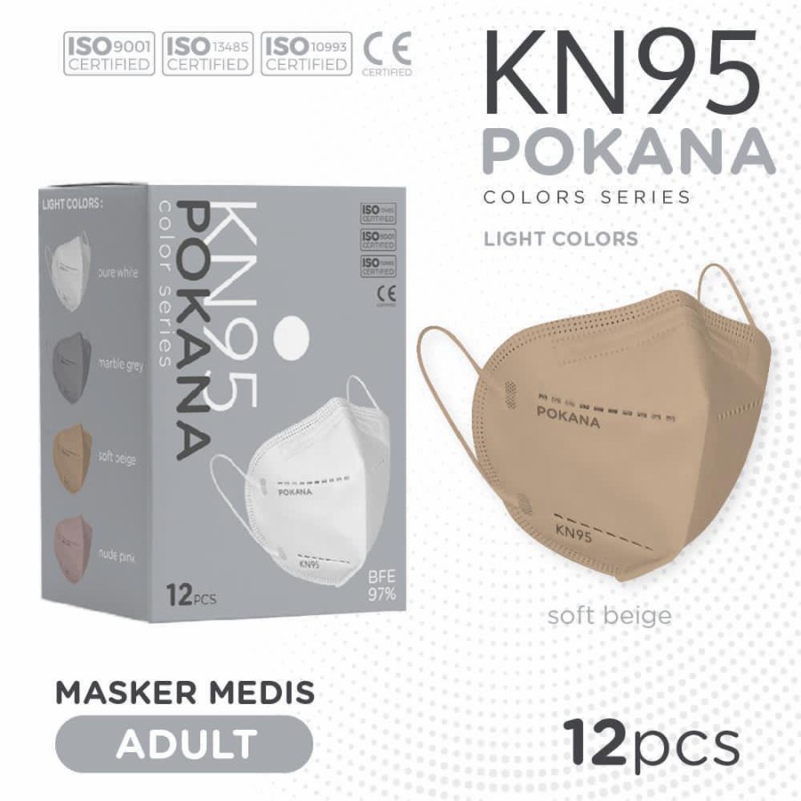 Makassar ! Pokana Masker Medis KN 95 Color Series