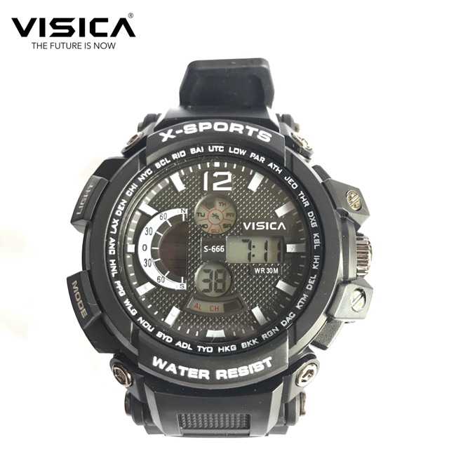 Jam tangan sporty digital remaja dewasa anti air fashion watch visica