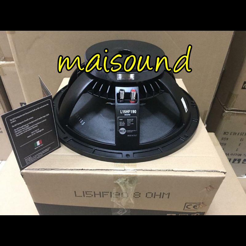 SPEAKER KOMPONEN RCF L15HF190 15 INCH WOOFER RCF L15 HF190 15INCH