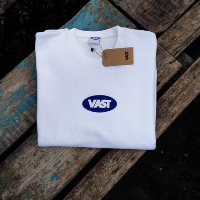 VAST TSHIRT LOGO BIRU KAOS DEWASA BAJU PRIA