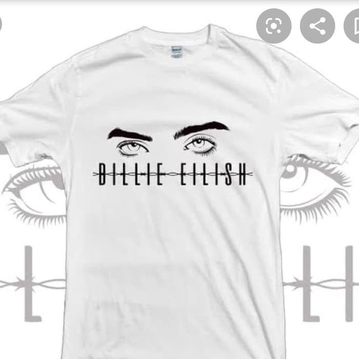 Kaos Billie Eilish T Shirt Billie Eilish Eye