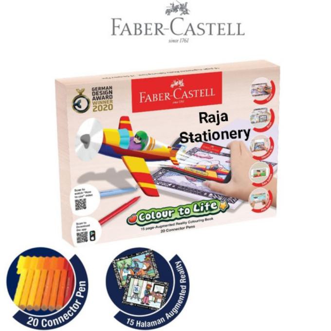 

TERLARIS FABER CASTELL COLOUR TO LIFE ART SET / PAKET KERATIF ANAK PERALATAN MELUKIS ART SET