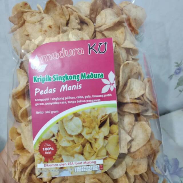 

Kripik Singkong Madura Rasa Pedas Manis