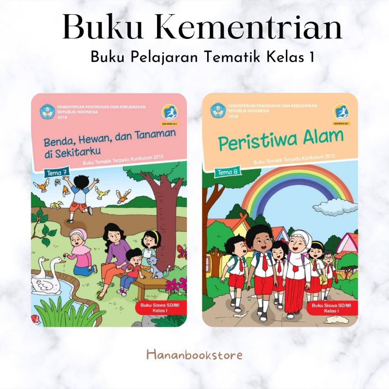 BUKU TEMATIK KELAS 1 - BUKU KEMENTRIAN SD - BUKU TEMATIK SD KELAS 1