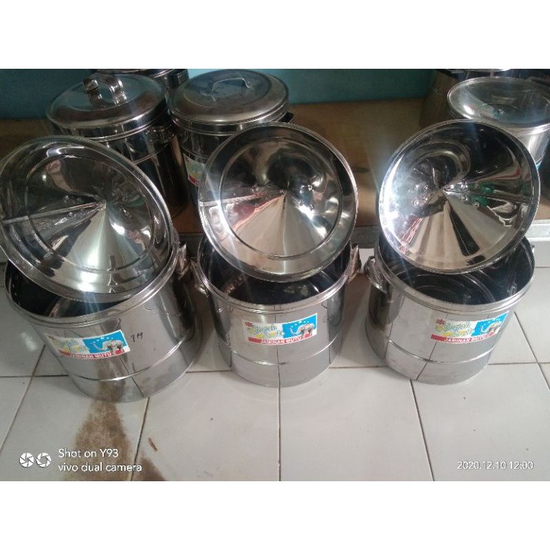 Reparasi Good Dandang Nasi Kukus Sablukan Besar/Jumbo Stainless Steel