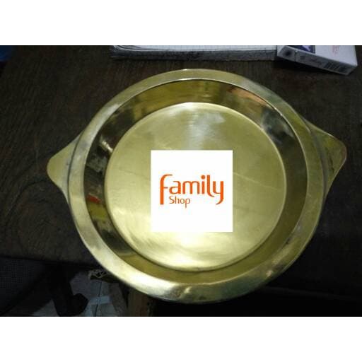 CETAKAN LOYANG MARTABAK MANIS BANGKA TERANG BULAN 20CM KUNINGAN ASLI APF957