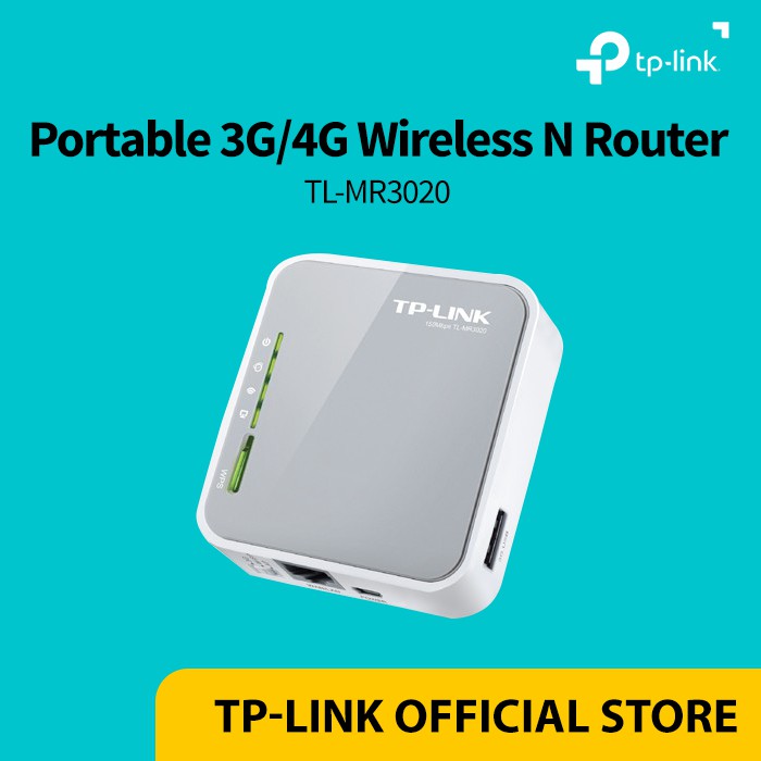 TP-LINK TL-MR3020, Portable 3G/4G Wireless N Router