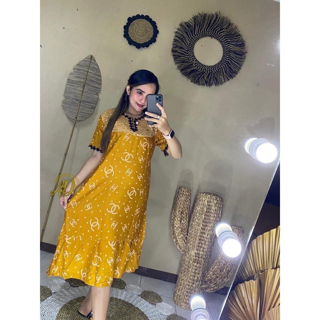 Daster Canela Brukat Kekinin || Daster Brukat || Daster Batik Pekalongan Maju