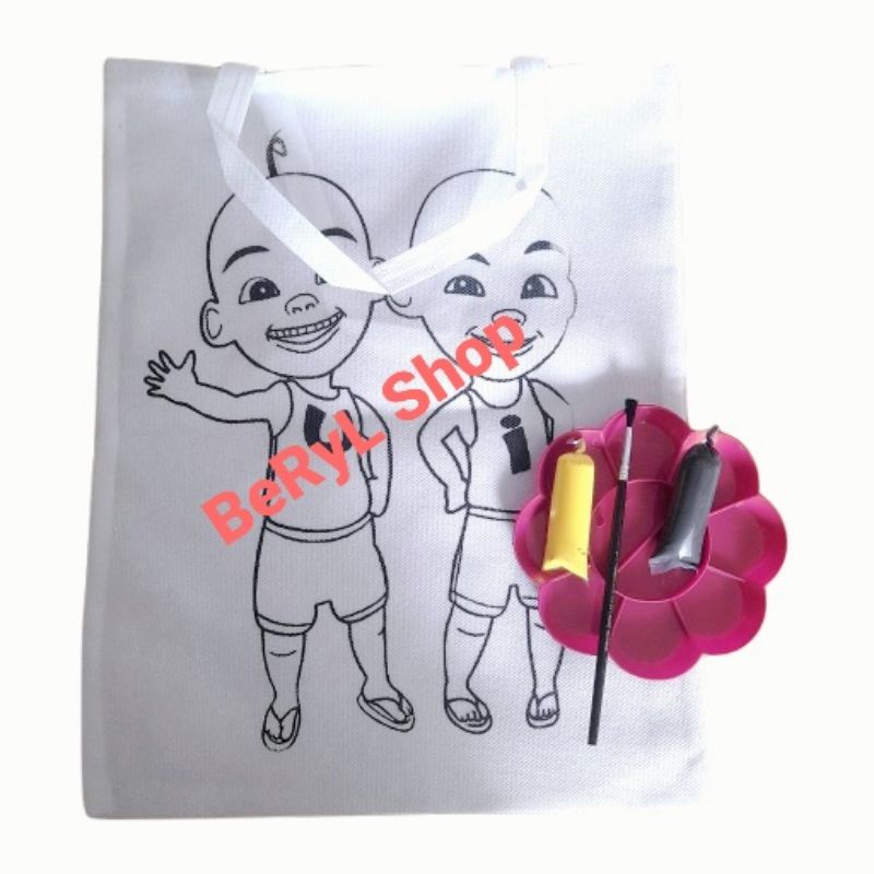 

Mewarnai Tas, Paket 2 warna Rendom, Kuas dan tempat warna