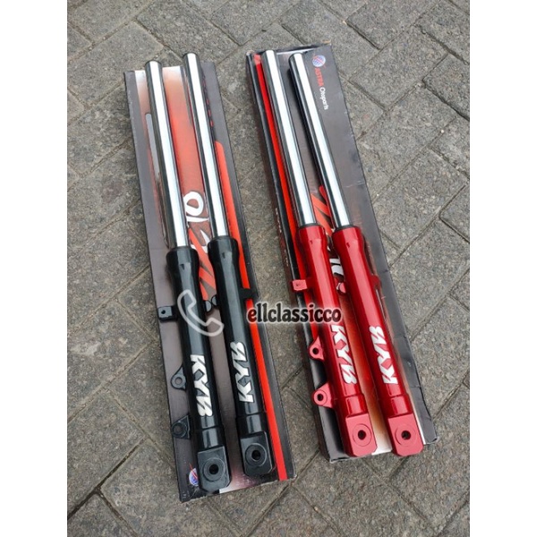 shockbreaker kyb depan / skok depan kyb kayaba zeto vixion ninja r ninja rr scorpio as33mm