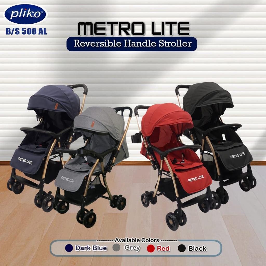 Pliko Baby Stroller Aluminium Metrolite / Dorongan Bayi