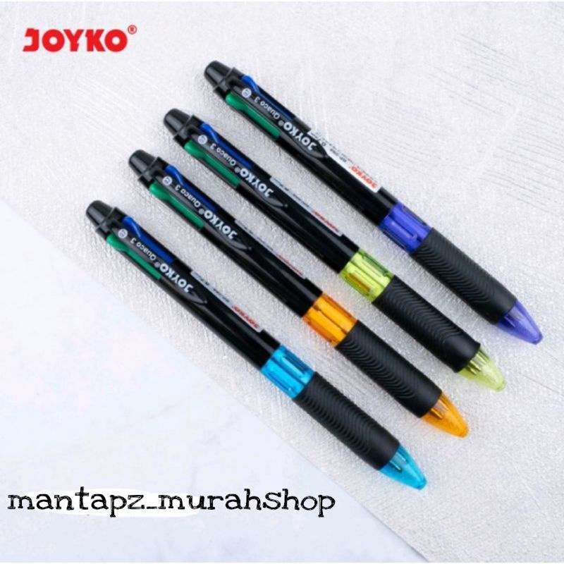 

Pulpen/ Pena Joyko BP-288 Quaco 3/0,7mm 4 Warna(/Pcs)