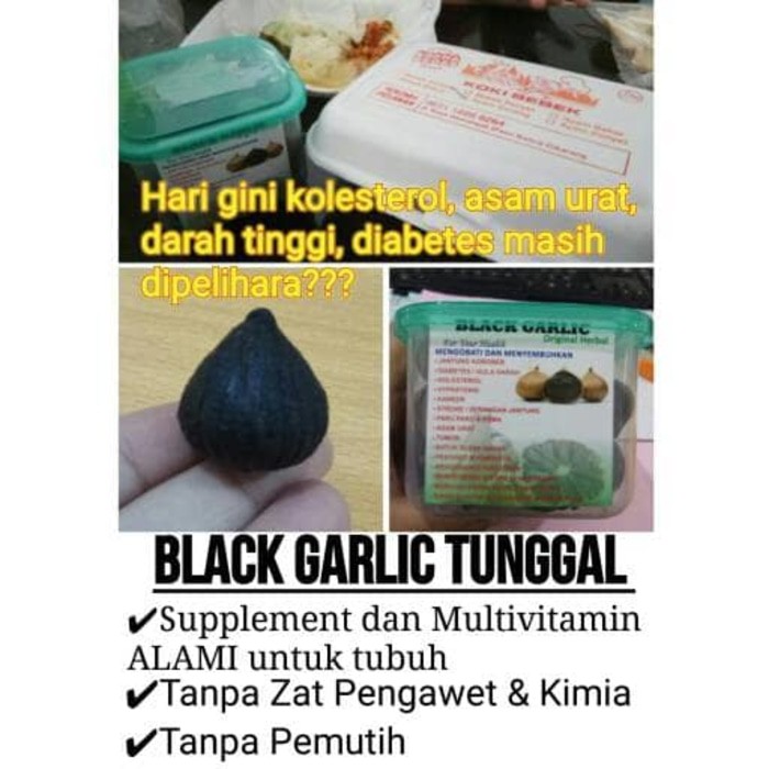 

BLACK GARLIC TUNGGAL 500GRAM grosir